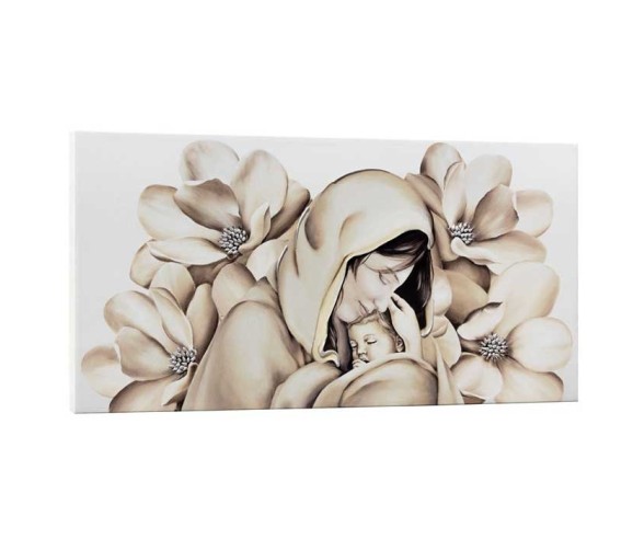 PINTDECOR CAPEZZALE MATERNITA' CON FIORI BEIGE