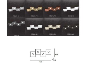 TOP LIGHT APPLIQUE/PLAFONIERA ECCENTRIC 4L 2