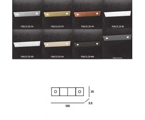 TOP LIGHT PLAFONIERA/APPLIQUE ECCENTRIC 2L2D 2