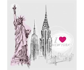 PINTDECOR QUADRO I LOVE NEW YORK