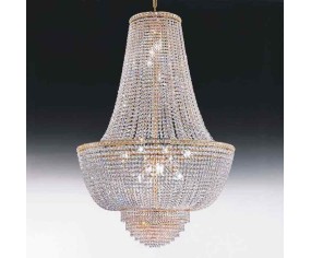 LAMPADARIO IMPERO SETTAT STILE VOLTOLINA