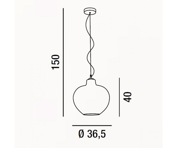 PERENZ SOSPENSIONE BOWL