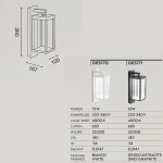 GEA LUCE APPLIQUE GES770 - GES771