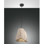 FABAS LUCE SOSPENSIONE ROCK E27 struttura in metallo