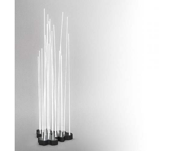 ARTEMIDE LAMPADA DA TERRA REEDS TRIPLO OUTDOOR LED