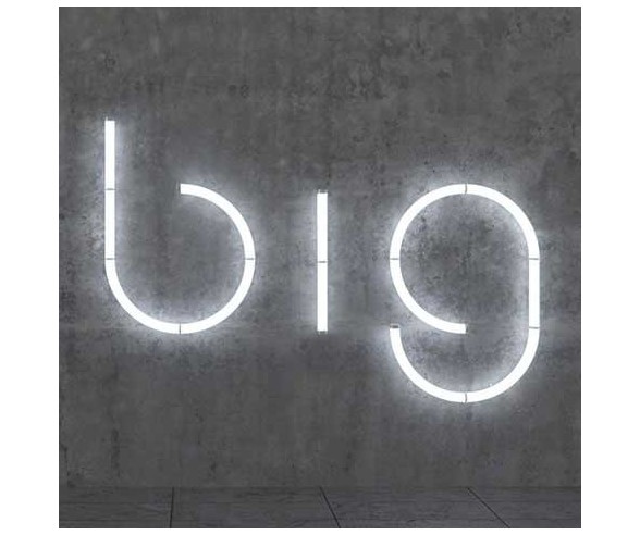 ARTEMIDE APPLIQUE/PLAFONIERA ALPHABET OF LIGHT LED