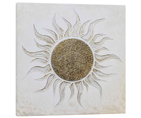 QUADRO MODERNO SOLE BIANCO