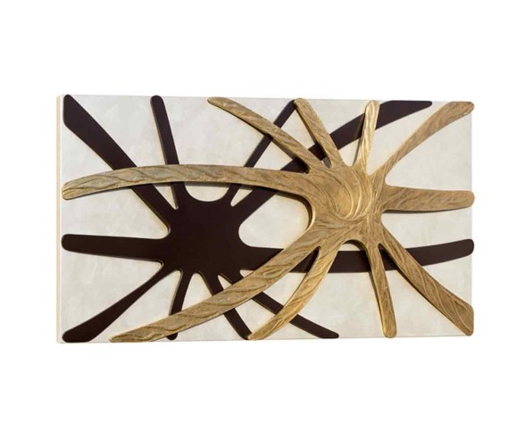QUADRO MODERNO SPIDER NACRE