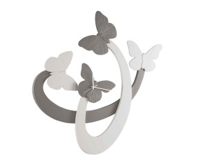 PINTDECOR OROLOGIO MODERNO FARFALLE