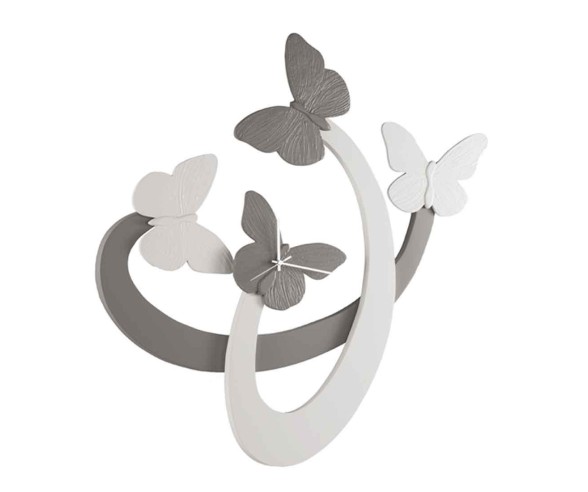 PINTDECOR OROLOGIO MODERNO FARFALLE