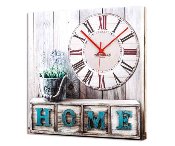 PINTDECOR QUADRO/OROLOGIO MODERNO HOME TIME