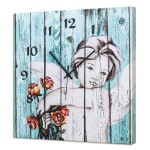 PINTDECOR QUADRO/OROLOGIO MODERNO L'ANGELO DELLE ROSE