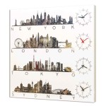 PINTDECOR QUADRO/OROLOGIO MODERNO LONDON TIME