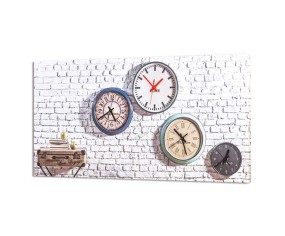 PINTDECOR QUADRO/OROLOGIO MODERNO ORARI DAL MONDO