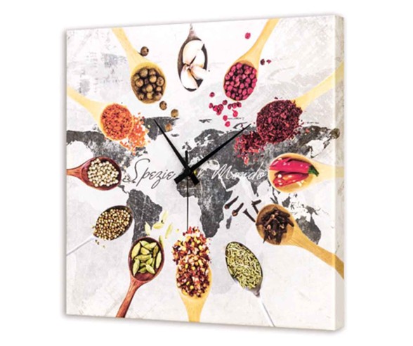 PINTDECOR QUADRO/OROLOGIO MODERNO SPEZIE A TAVOLA