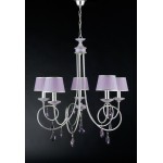 GRAZIOSO ILLUMINAZIONE LAMPADARIO 5 LUCI PENELOPE