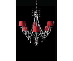 GRAZIOSO ILLUMINAZIONE LAMPADARIO 6 LUCI MILLY