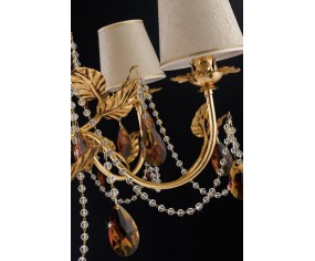 GRAZIOSO ILLUMINAZIONE LAMPADARIO 5 LUCI IRIS 2