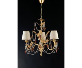 GRAZIOSO ILLUMINAZIONE LAMPADARIO 5 LUCI IRIS