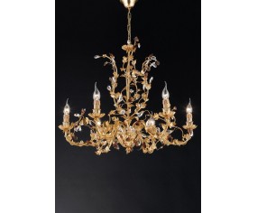 GRAZIOSO ILLUMINAZIONE LAMPADARIO 6 LUCI GIULIETTA