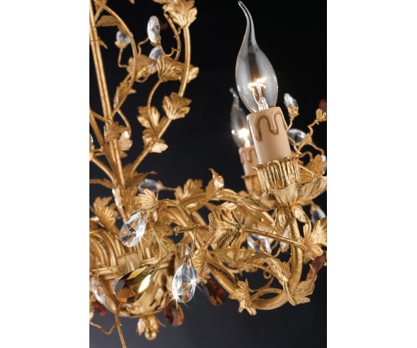 GRAZIOSO ILLUMINAZIONE LAMPADARIO 6 LUCI GIULIETTA