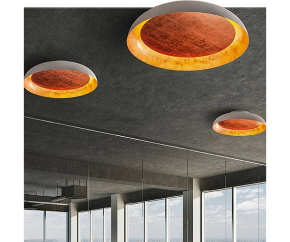 BRAGA ILLUMINAZIONE PLAFONIERA ECLISSI 2 LED