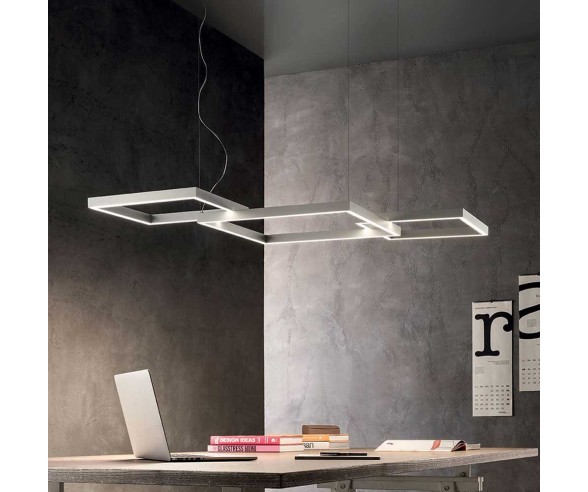 BRAGA ILLUMINAZIONE SOSPENSIONE FLAT LED