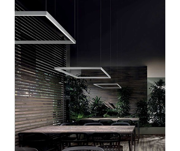 BRAGA ILLUMINAZIONE SOSPENSIONE FLAT 2 LED