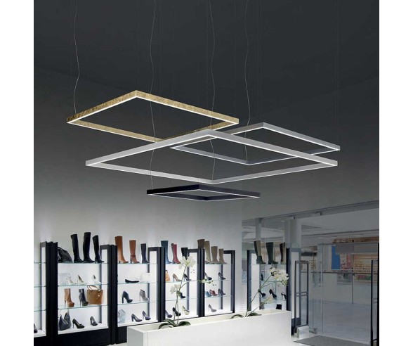 BRAGA ILLUMINAZIONE SOSPENSIONE FLAT 2 LED