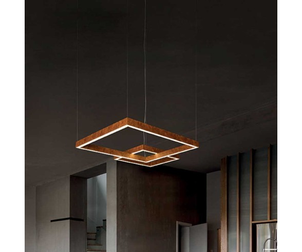 BRAGA ILLUMINAZIONE SOSPENSIONE FLAT LED RETTANGOLARE