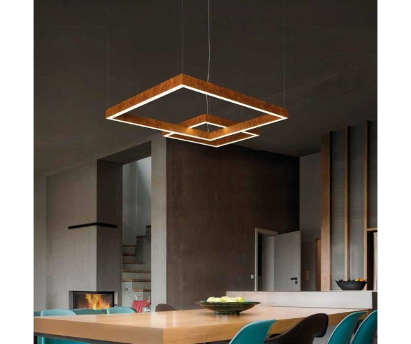 BRAGA ILLUMINAZIONE SOSPENSIONE FLAT 3 LED