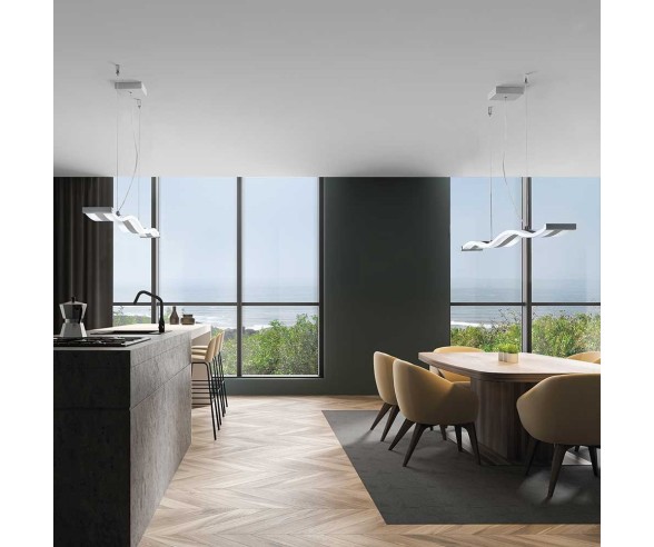 PROMOINGROSS SOSPENSIONE ONDA LED DIMMERABILE