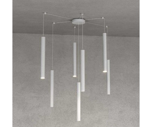 TOP LIGHT SOSPENSIONE ROUND TUBE GRANDE