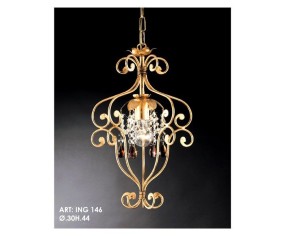 GRAZIOSO ILLUMINAZIONE SOSPENSIONE SARA ORO