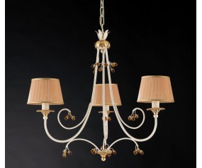 GRAZIOSO ILLUMINAZIONE LAMPADARIO 3 LUCI PERLA