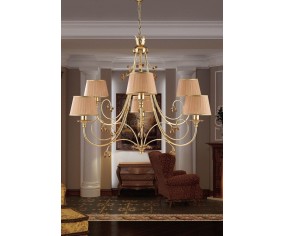 GRAZIOSO ILLUMINAZIONE LAMPADARIO 6 LUCI PERLA