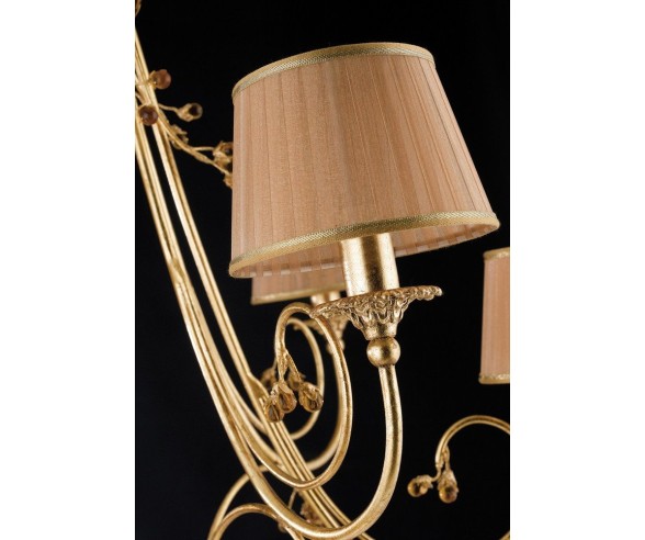 GRAZIOSO ILLUMINAZIONE LAMPADARIO 6 LUCI PERLA