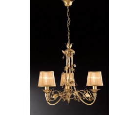 GRAZIOSO ILLUMINAZIONE LAMPADARIO 3 LUCI ZELIA