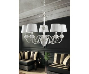 GRAZIOSO ILLUMINAZIONE LAMPADARIO 5 LUCI VIVIANA