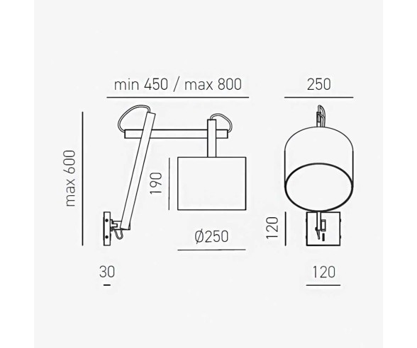 GEA LUCE APPLIQUE ADELA