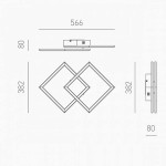 GEA LUCE APPLIQUE AFRODITE LED