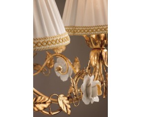 GRAZIOSO ILLUMINAZIONE LAMPADARIO 5 LUCI JESSICA 2