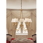 GRAZIOSO ILLUMINAZIONE LAMPADARIO 5 LUCI ROMANTICA