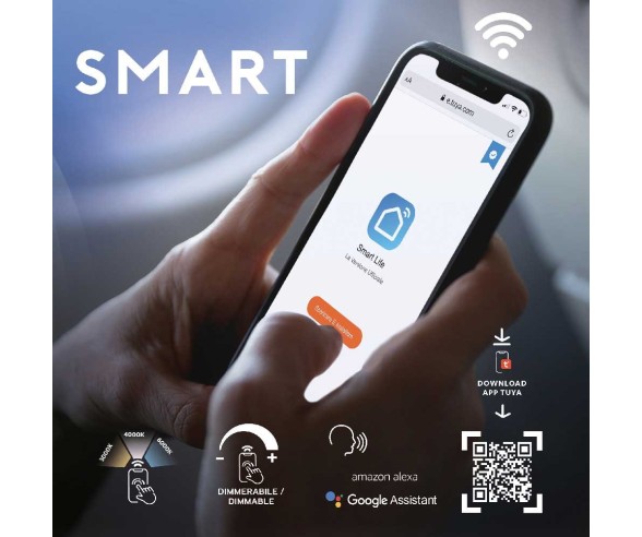 VIVIDA INTERNATIONAL PLAFONIERA SQUARE SMART LED