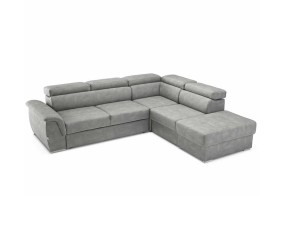 DIVANO LETTO ANGOLARE IN NABUK SAFARI 2