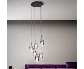 GEA LUCE SOSPENSIONE OFELIA 6 LUCI