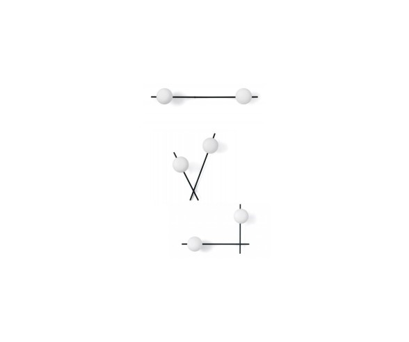 Miloox mikado applique da interno nero