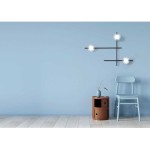 MILOOX MIKADO APPLIQUE 3 LUCI SFERE TRASPARENTI