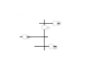 MILOOX APPLIQUE O PLAFONIERA MIKADO 4 LUCI