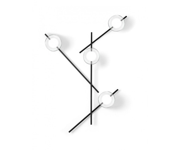 MILOOX APPLIQUE O PLAFONIERA MIKADO 4 LUCI